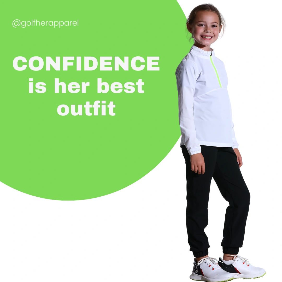 Girls Golf Windbreaker Pants